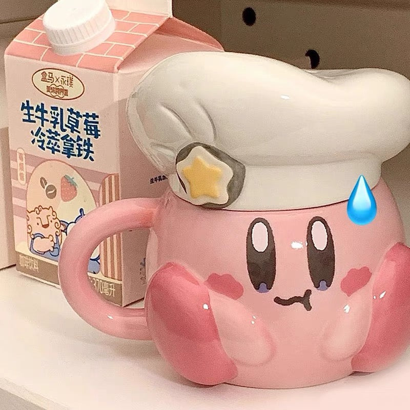 Aitai☆Kuji Kirby Cafe New Goods Kirby Chef Mug