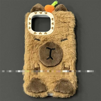 Adorable Fluffy Capybara Phone Case For iphone