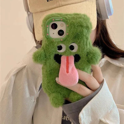 🥰Weird But Cute Phone Case - Plush Matching Phone Case for iPhone