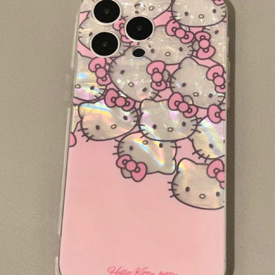Hello Kitty Inspired Holographic Phone Case