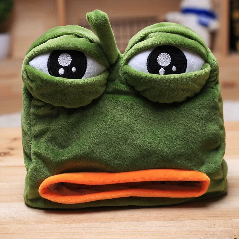 Sad Frog Tissue Box