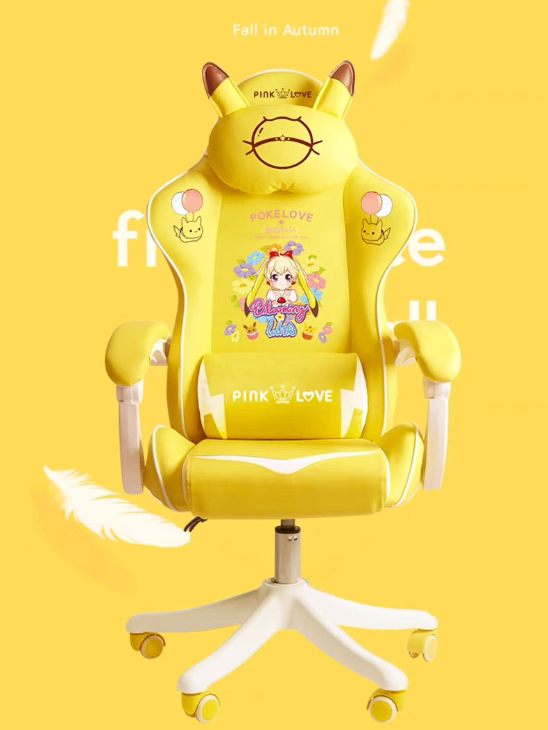Chaise de jeu inspirée de Pikachu