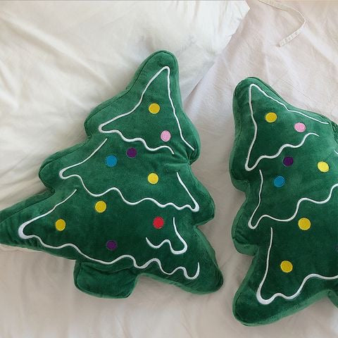 Cartoon Christmas Tree Plushie Cushion Pillow