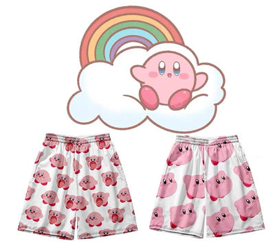 Kirby Inspired Beach Shorts