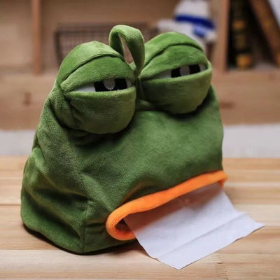Sad Frog Tissue Box