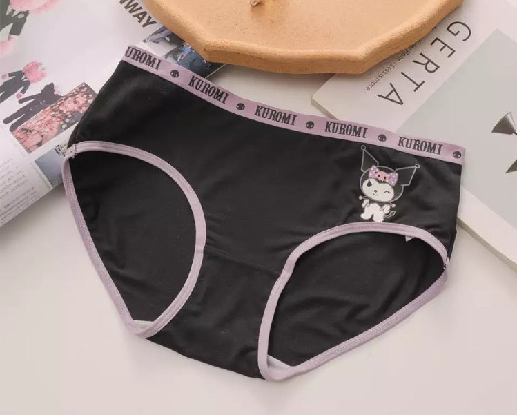 Kuromi Inspired Underwear Panties