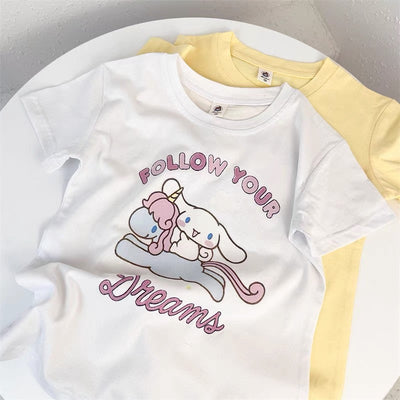 Follow Your Dreams Cinnamoroll T-shirt