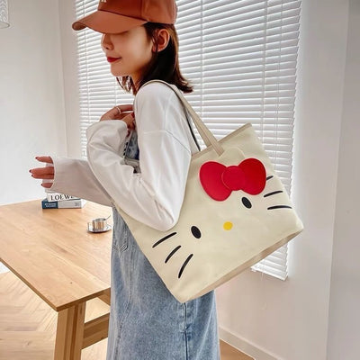 Hello Kitty Inspired Tote Bag Shoulder Bag