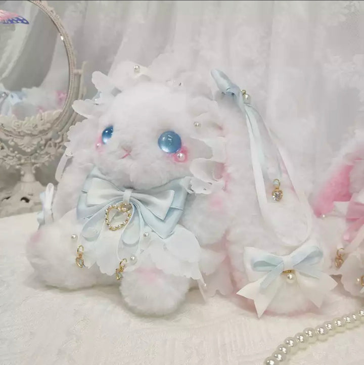 Lavendar Blue Lolita Lop buying Ear Bunny Pearl Crossbody