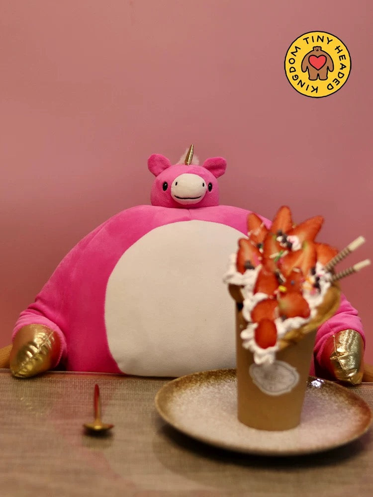 Tiny Headed Kingdom Unicorn Honeythunder Plushie Toy