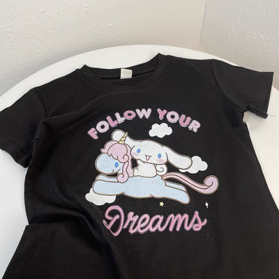Follow Your Dreams Cinnamoroll T-shirt