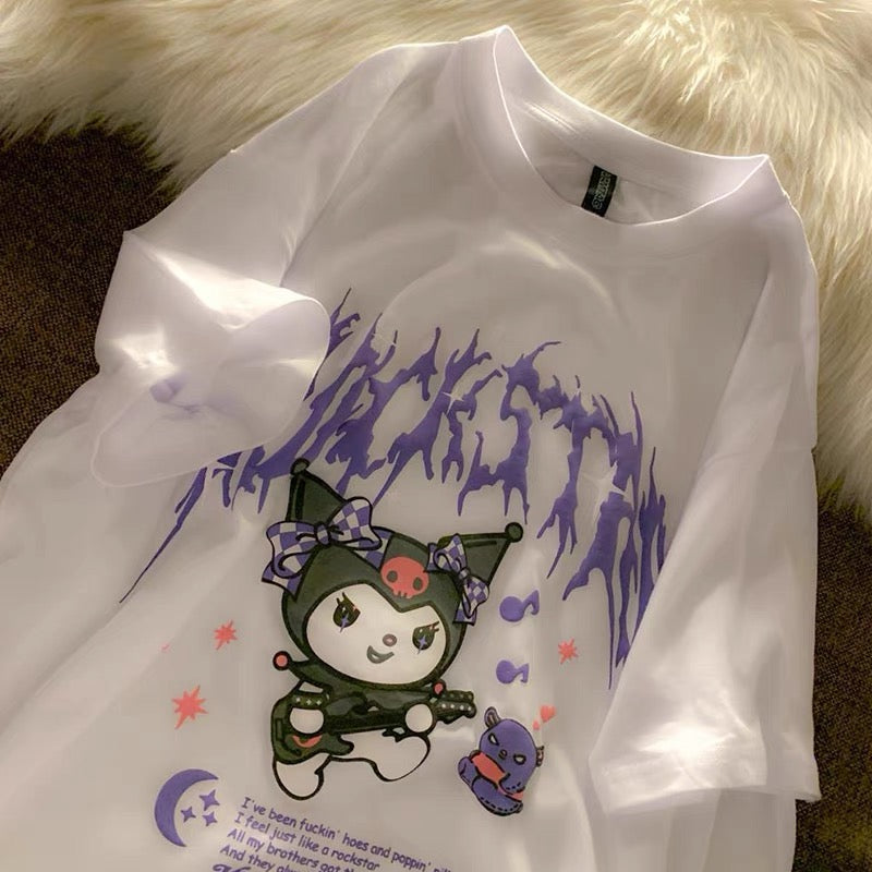 Kuromi Inspired T-shirt