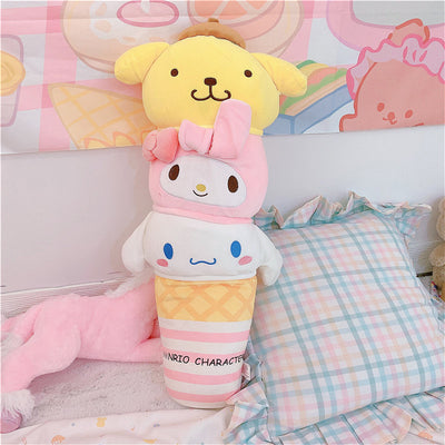 Sanriocore Ice Cream Cone Plushie Toy