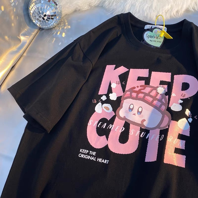 T-shirt surdimensionné Keep Cute Kirby