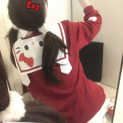 Hello Kitty Inspired Cute Sweatshirt