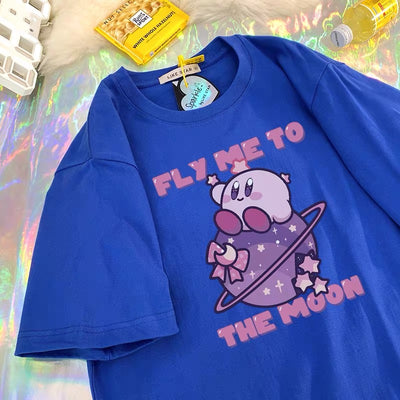 Fly Me to the Moon カービィ オーバーサイズ Tシャツ