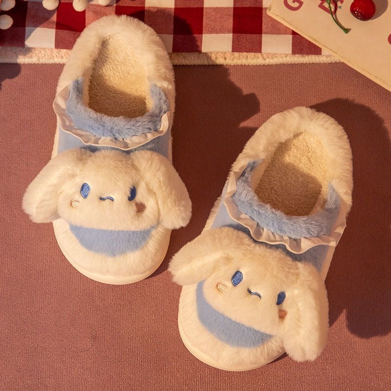 Kawaii Cartoon Warm Fuzzy Slippers
