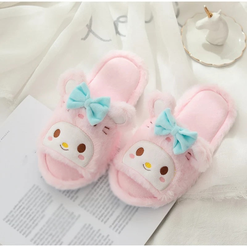 Sanriocore Soft Fluffy Slippers