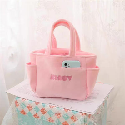 Kirby Inspired Plush Handbag