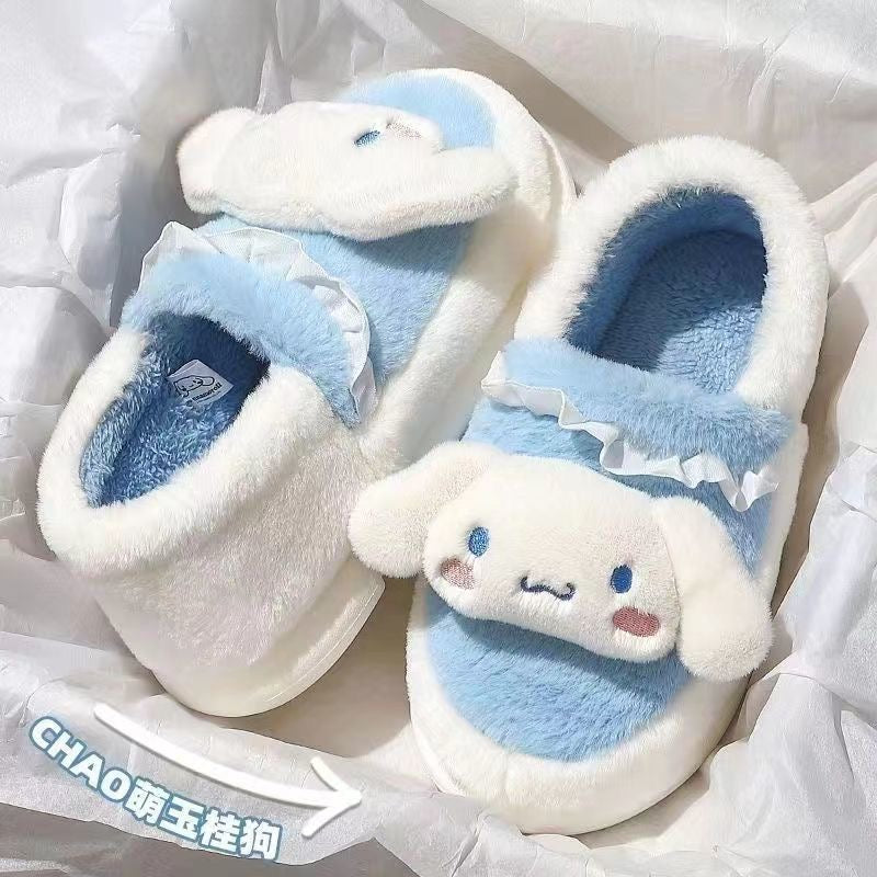 Sanriocore Warm Fluffy Slippers