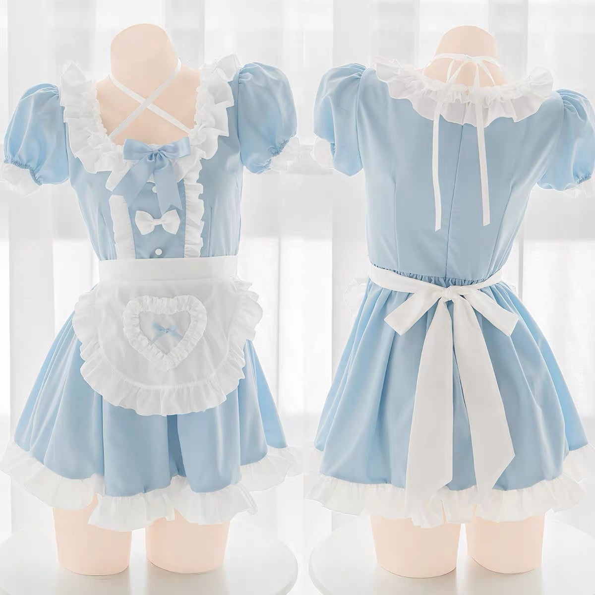 Aqua Blue Maid Costume