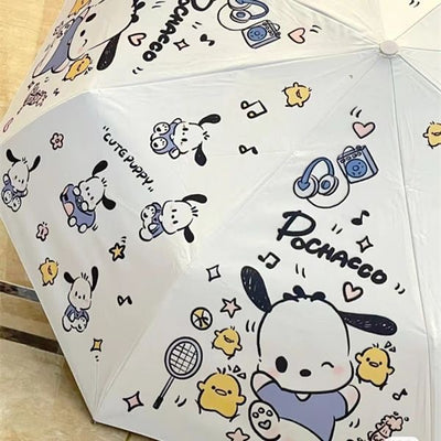 Pochacco Inspired Umbrella UV Protection