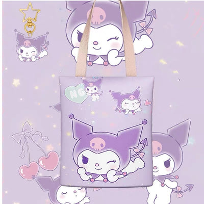 Kuromi Inspired Tote Bag