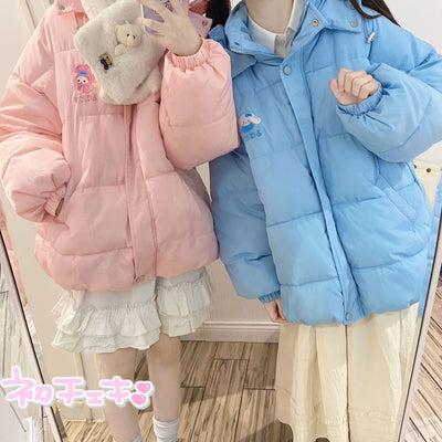 Kawaii Sanriocore Winter Puffer Jacket