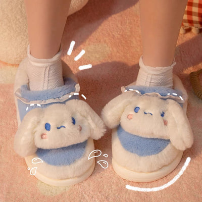 Kawaii Cartoon Warm Fuzzy Slippers
