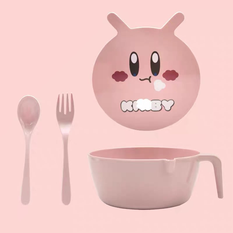 Kirby Inspired Ramen Bowl Set