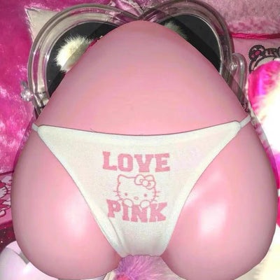 Love Pink Kawaii Kitty Thong