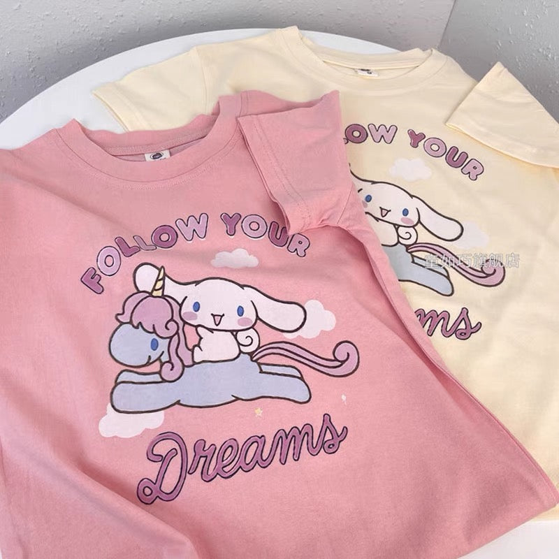 Suivez vos rêves Cinnamoroll T-shirt