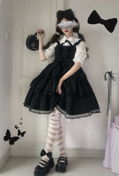 Tiered Ruffle Lolita Dress Jsk