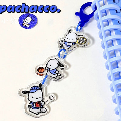 Pochacco Inspired Long Keychains