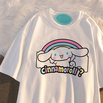 Rainbow Cinnamoroll T-shirt