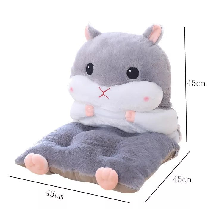 Cute Hamster Seat Cushion Plushie