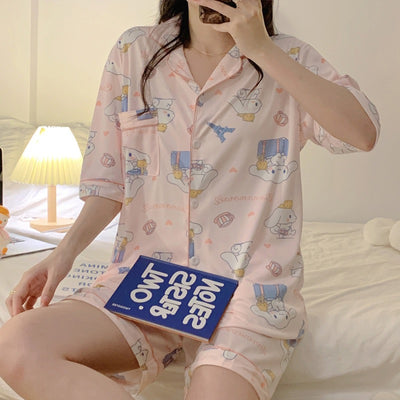 Cinnamoroll Inspired Summer Pajama Set