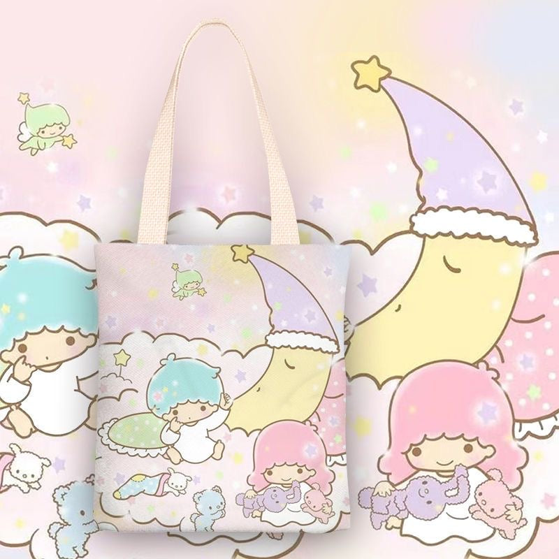 Little Twin Stars Inspired Tote Bag