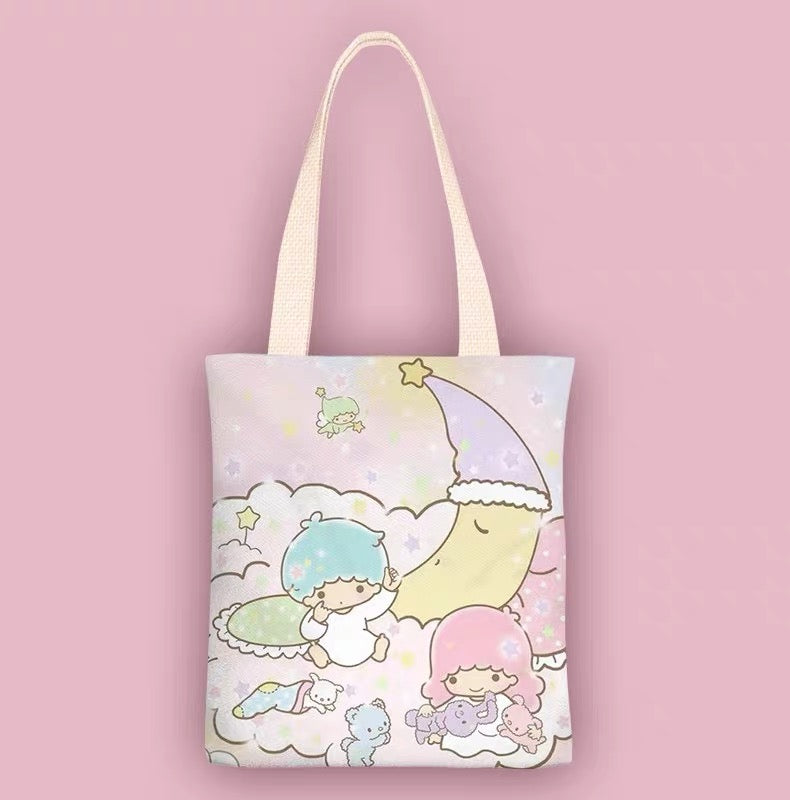 Little Twin Stars Inspired Tote Bag