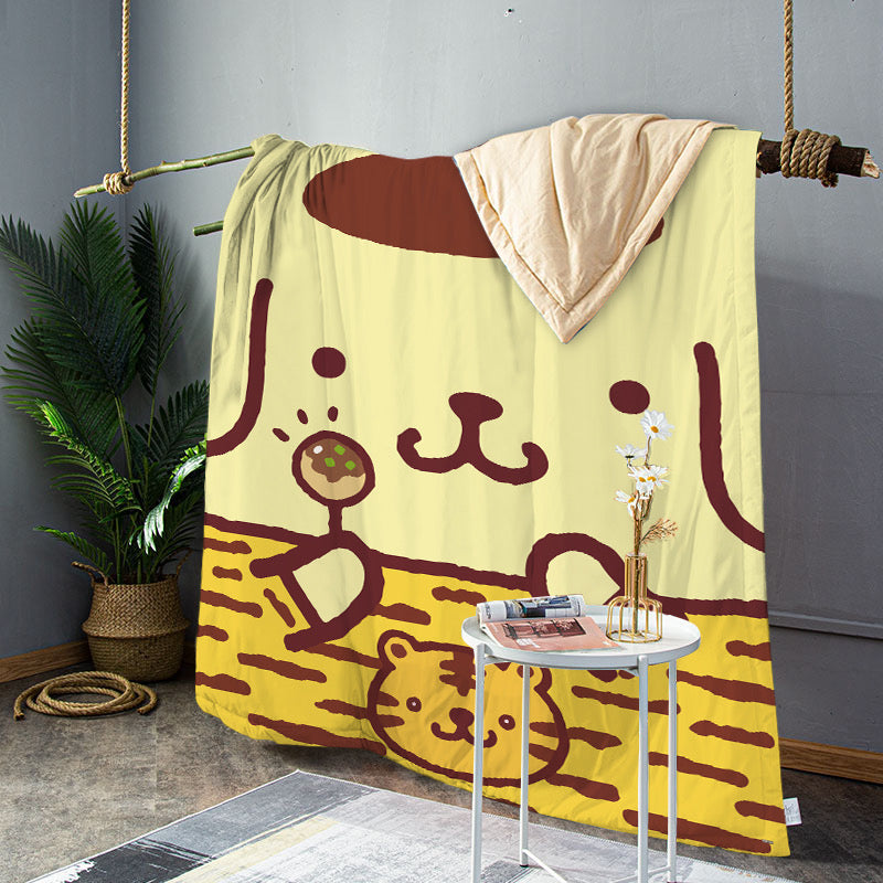 Pompompurin Inspired Summer Blanket