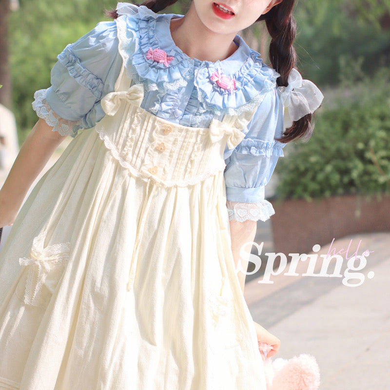 Lolita Style Candy Short Sleeve Blouse