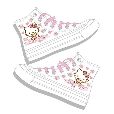 Hello Kitty Inspired High Top Sneakers