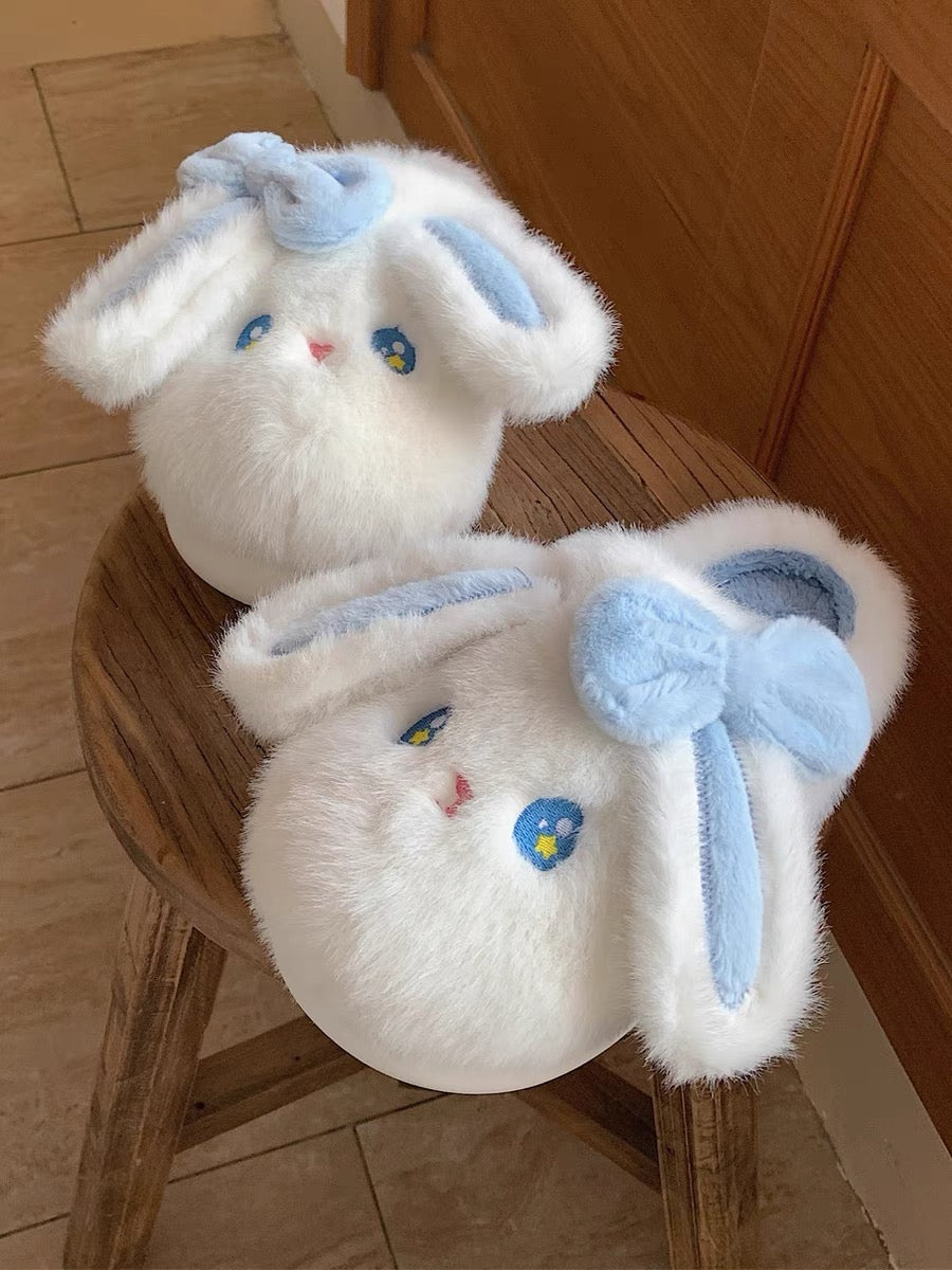 Kawaii Bunny Fuzzy Slippers