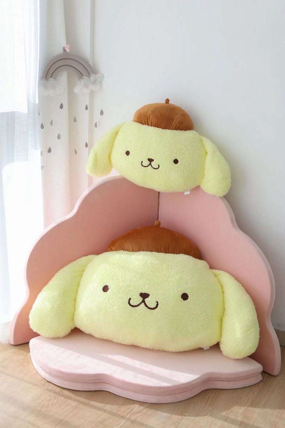 Pompompurin Inspired Plushie Cushion Pillow