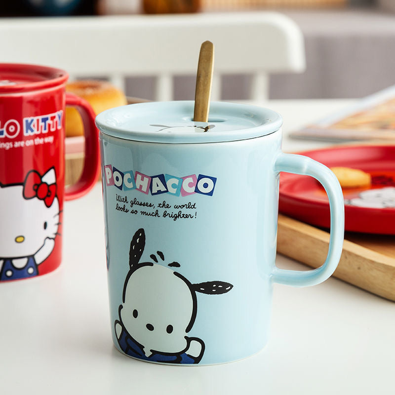 Kawaii Sanriocore Coffee Mug With Lid